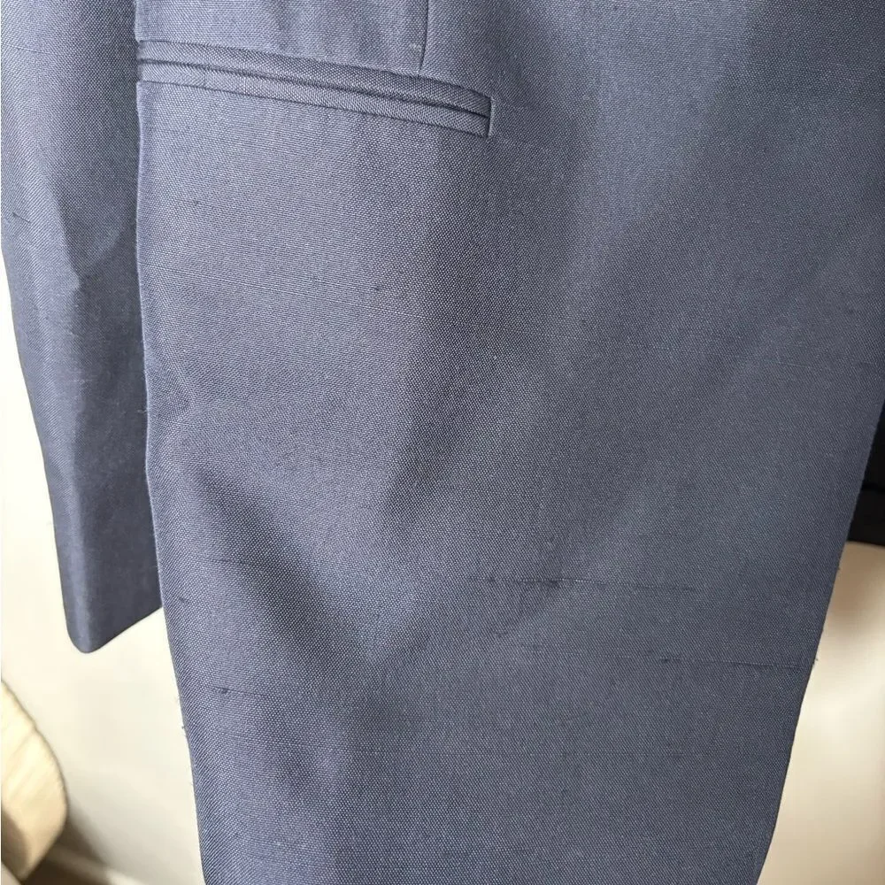 Ralph Lauren Purple Label Kent Single-Breased Shawl Collar Silk Blazer